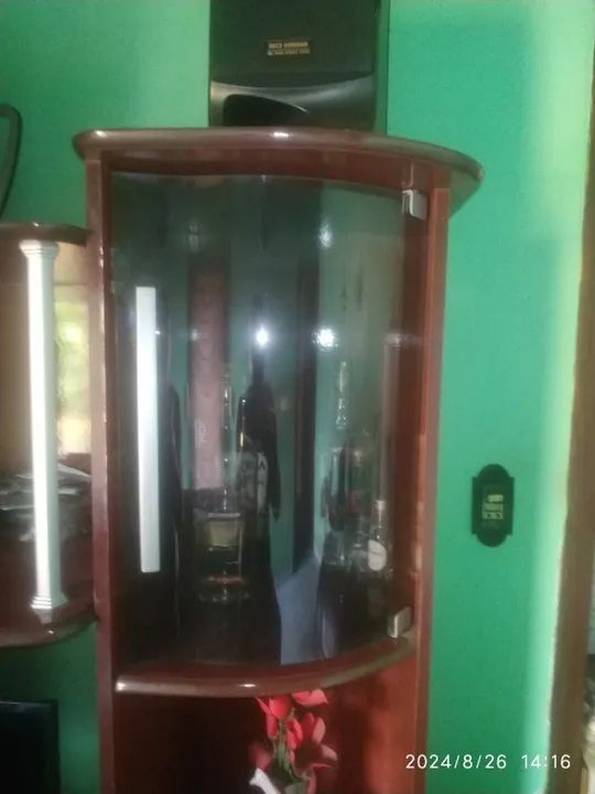 Estante Rack acabamento em Mogno Excelente - Foto 5