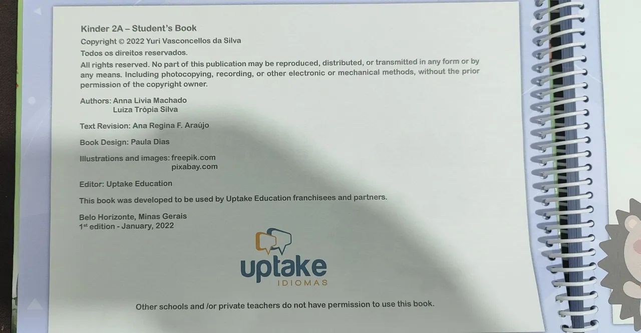 Livro de inglês infantil UPTAKE - Foto 2