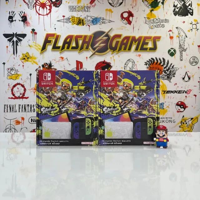 Nintendo Switch Oled 64GB |  Edição Especial Splatoon 3