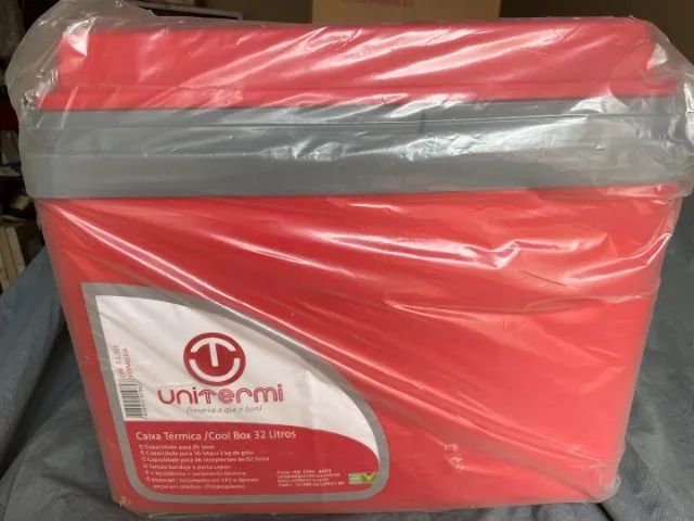 Caixa Térmica - Cooler Vermelha - Foto 2