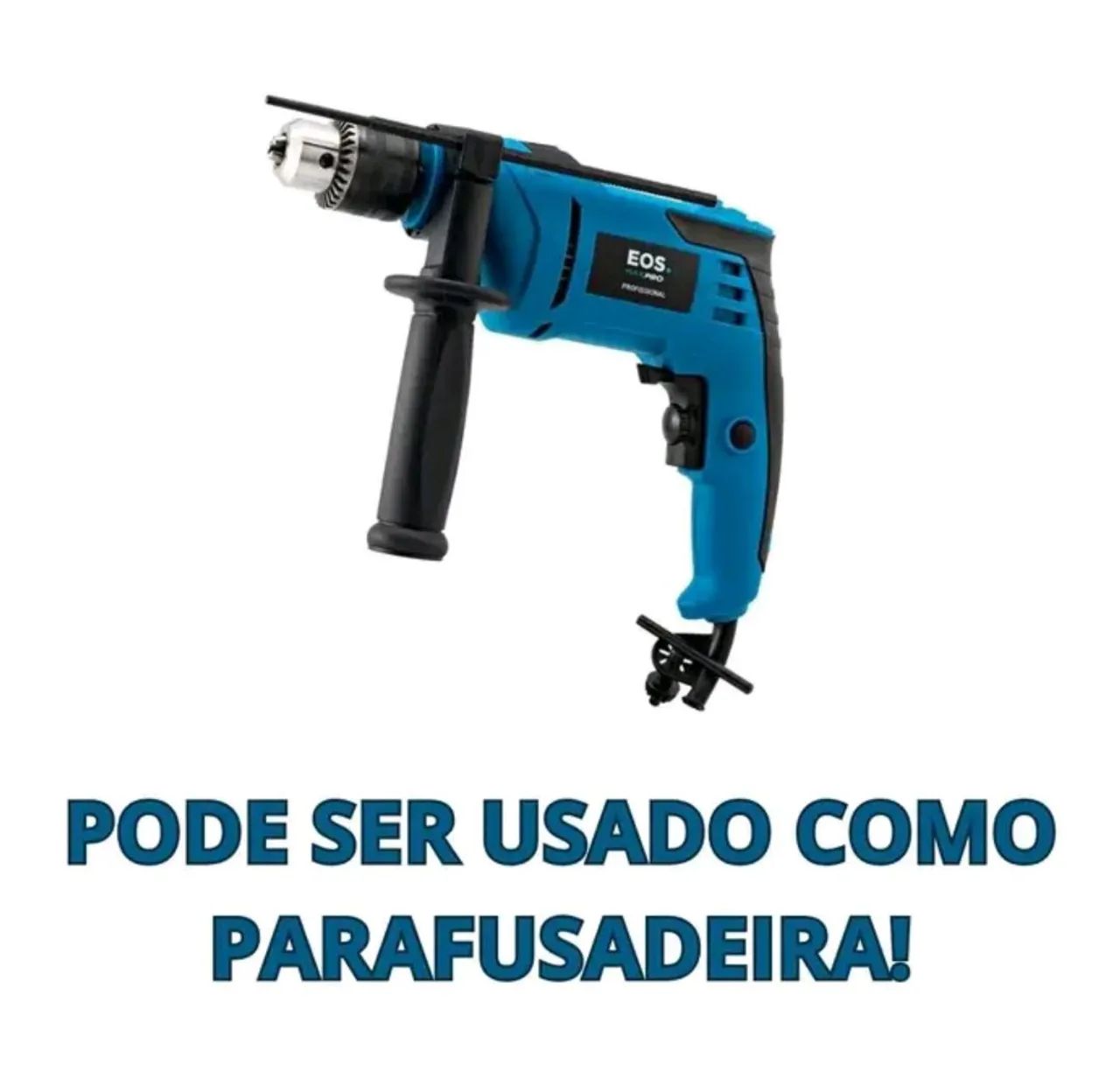 Furadeira/Parafusadeira de impacto 650W 127V Com Maleta e acessórios  - Foto 3