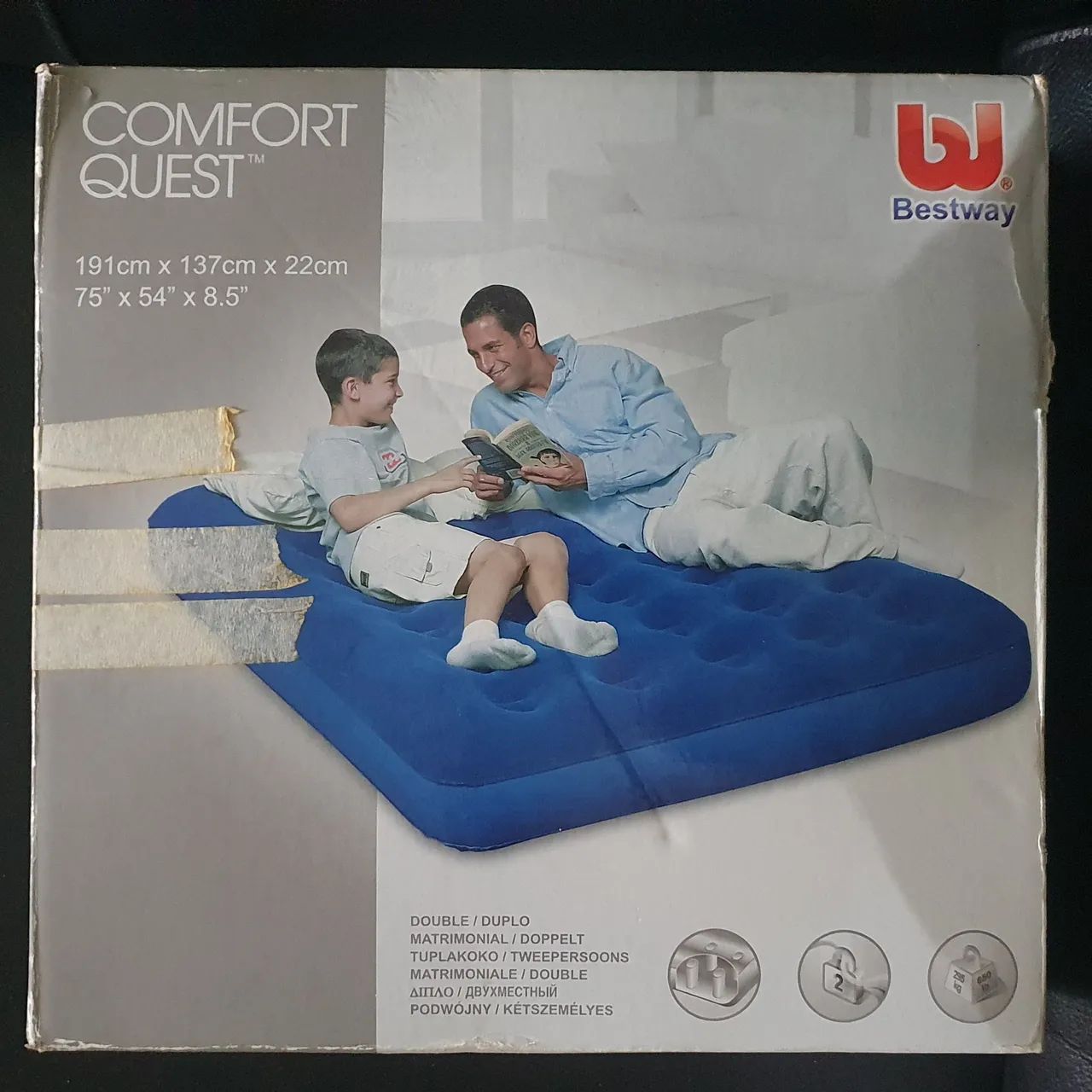 Colchão inflável casal Bestway Comfort Quest