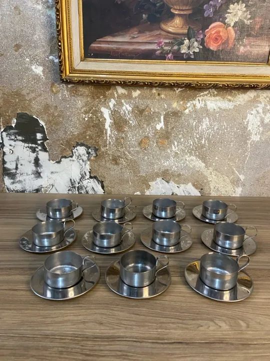 Antigo Jogo de Suporte de Xícaras | Antiguidades | Donareliquias - Foto 3
