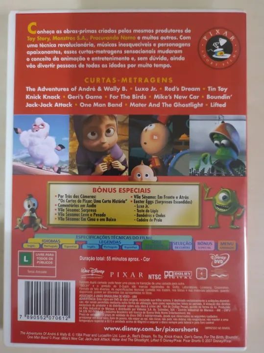 DVD Pixar Short Films Collections - Foto 2