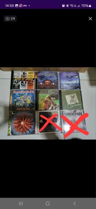 CDs Diversos de Pop e Rock (Preços na Descrição)