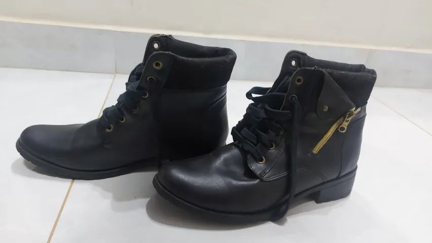 bota com cadarço - Foto 2