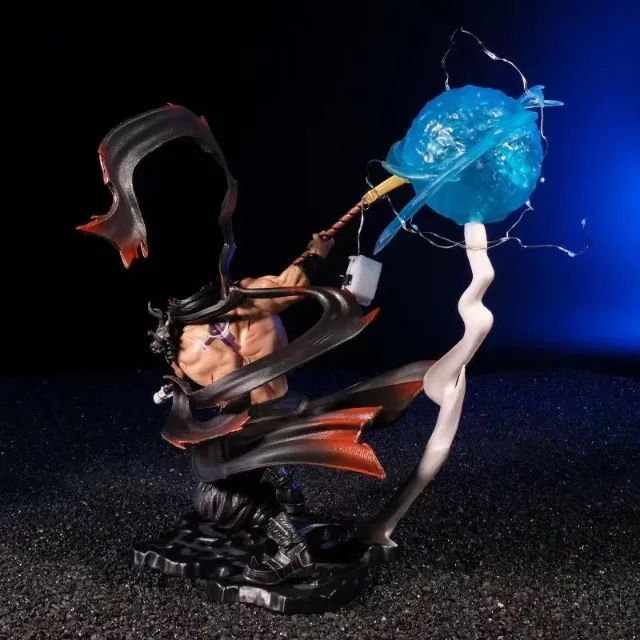 Barba Negra Action figure de one piece Edward Newgate Com Led e espada - Foto 4