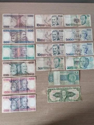 Dinheiro antigo , cédulas do Brasil 