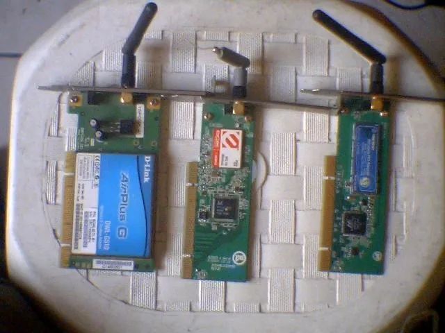 placa wireless wifi rede sem fio pci com antena  - Foto 2