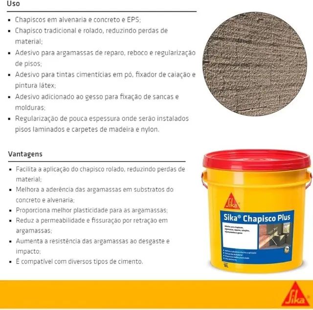 Sika Chapisco Plus 18L (Bianco) - Foto 2