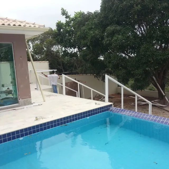 Guarda corpo em alumínio e vídro sob medida a partir de $650.00 o m² - Foto 4