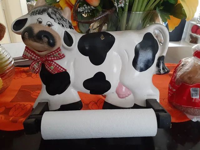 Porta papel de vaquinha 