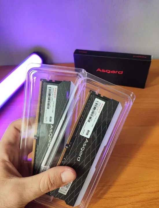MEMÓRIA RAM ASGARD loki RGB ddra 4 2x (8GB) 3200Mhz