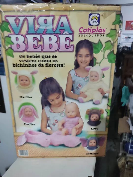 Boneca Vira Bebe gigante anos 90 - Foto 3