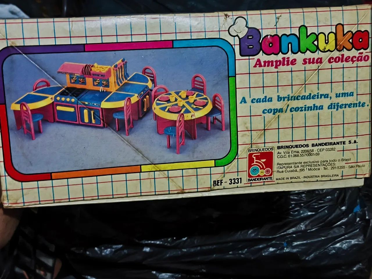 Conjunto de Mesa e Cadeiras de Brinquedo antigo anos 70-80-90 Bankuka Sala de Jantar - Foto 3
