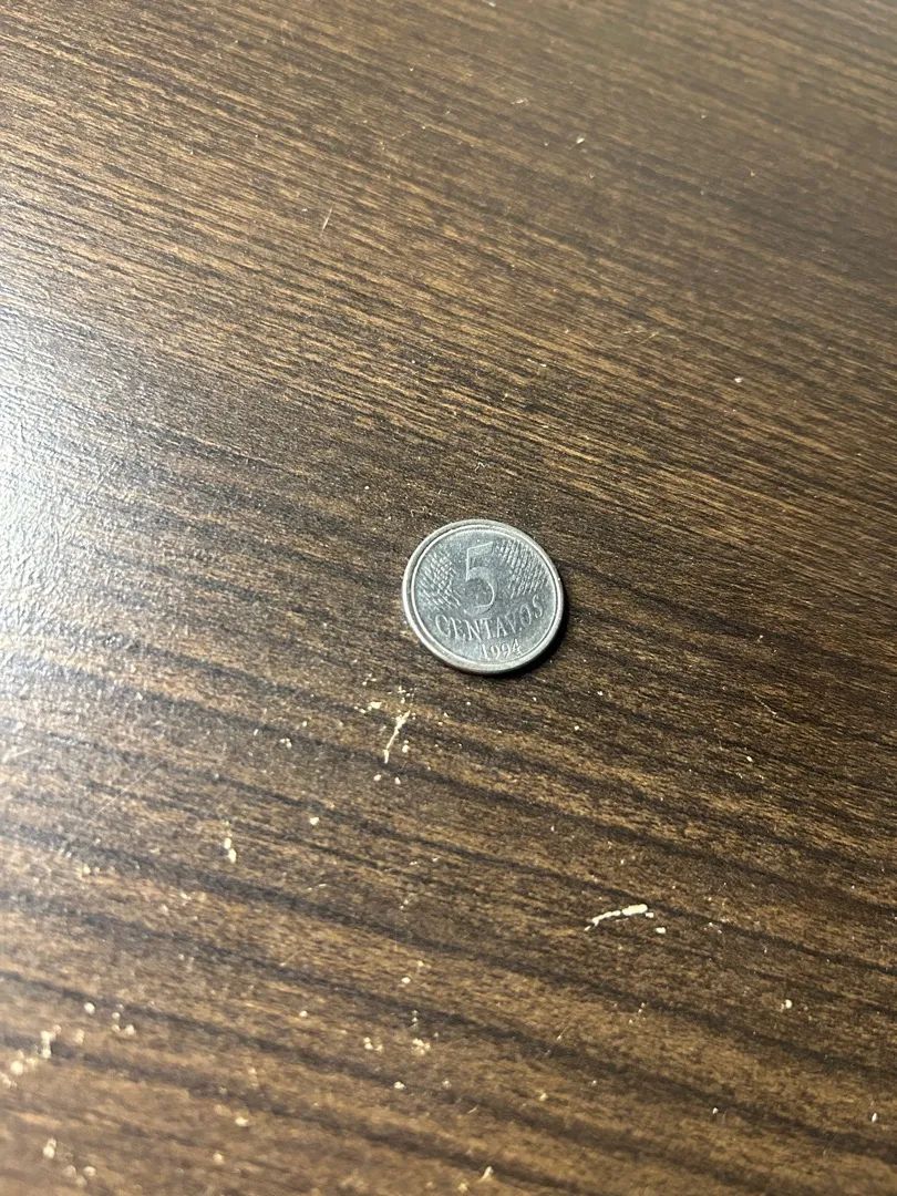 Moeda de 1 Centavo de 1995 e de 5 Centavos de 1994 - Foto 4