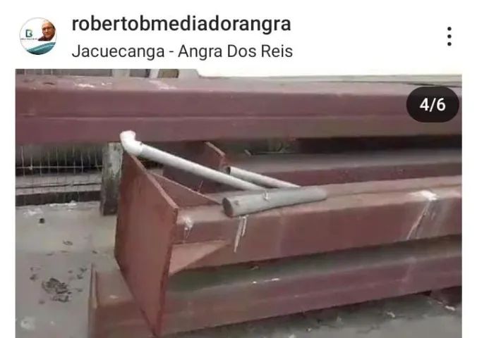 Colunas de aço 10 m para estrutura. - Foto 3