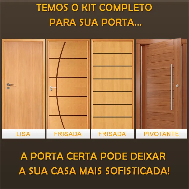 Porta Madeira Maciça Pivotante