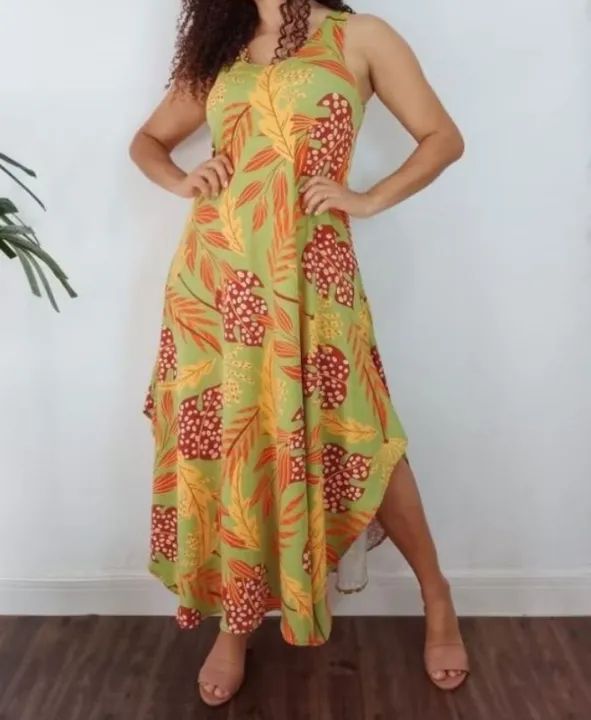 VESTIDO LONGO PLUS SIZE XG NOVO