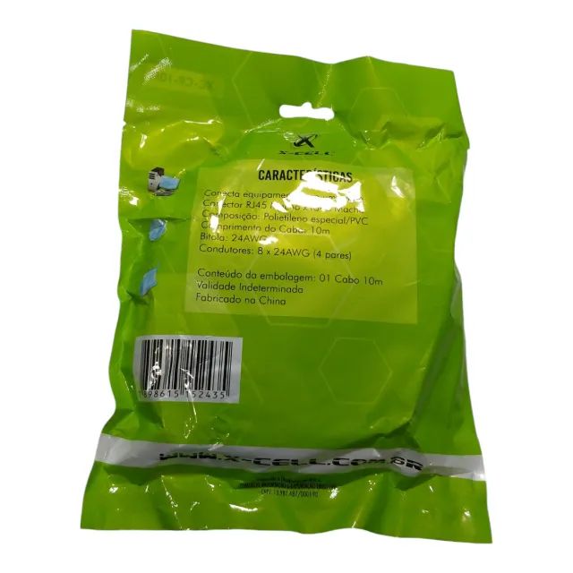 CABO DE REDE 10M XCELL XC-CR - Foto 2
