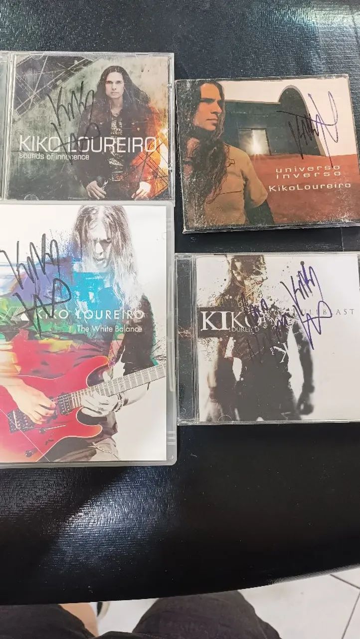 Cds e dvd Kiko Loureiro autografados - Foto 2
