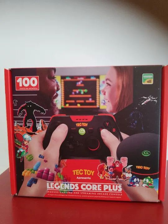 TecToy Legends Core Plus - Console de jogos retrô com 100 jogos!