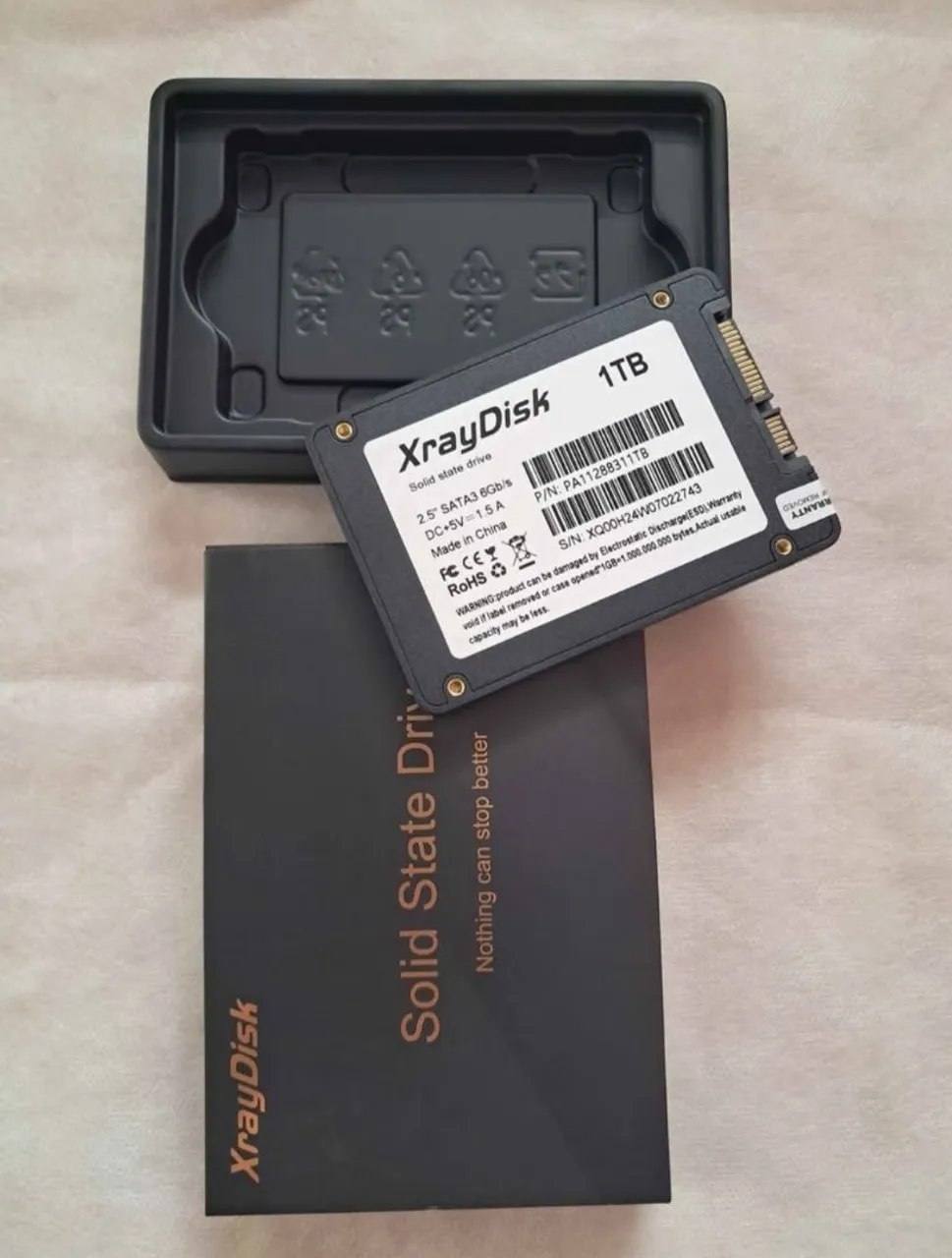 SSD 1TB XrayDisk 2.5 SATA3 - Novo caixa aberta