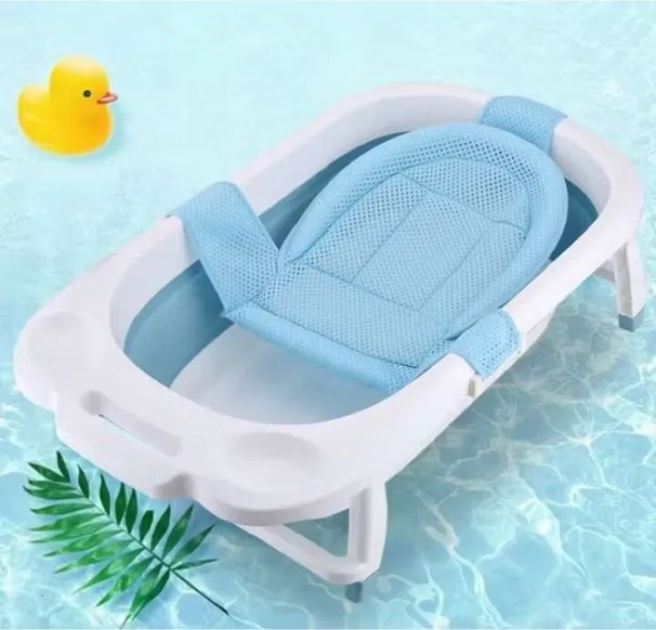 Rede de proteção para o bebe no banho