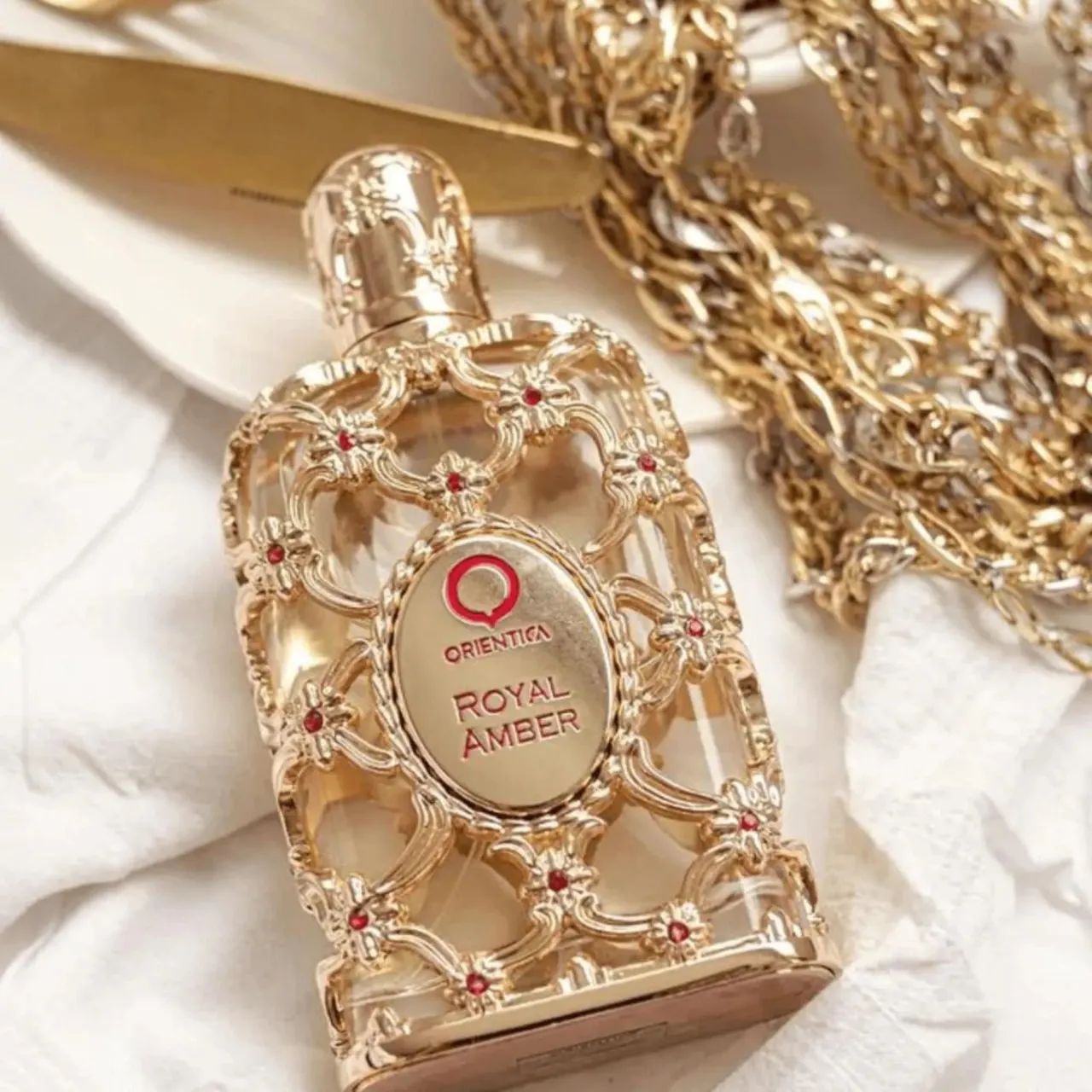Perfume árabe Royal Amber Orientica lacrado original cheiro de mulher rica e empoderada - Foto 2