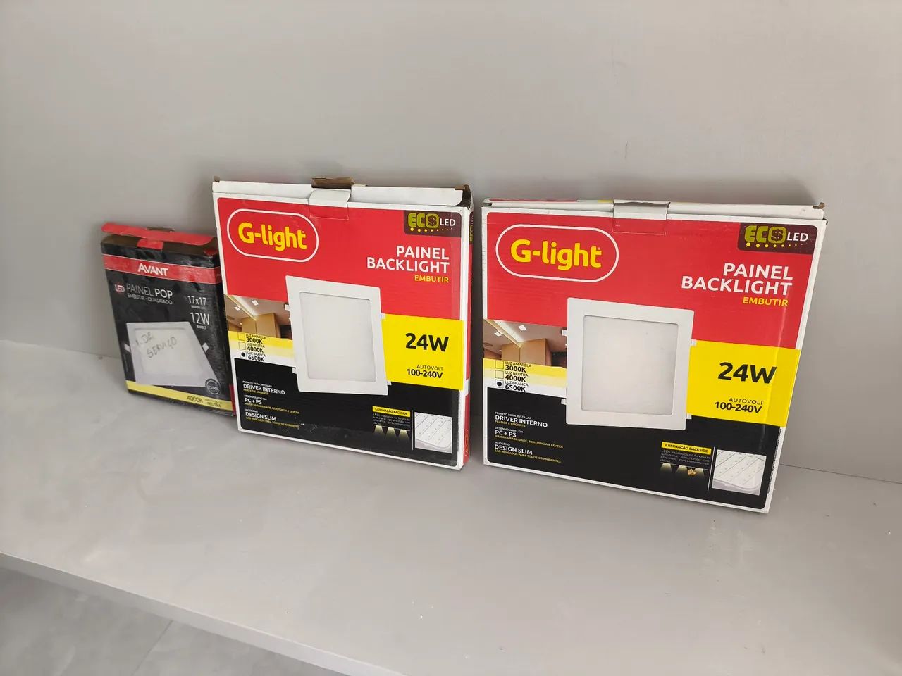 Luminária Painel Backlight LED Embutir 24W G-light