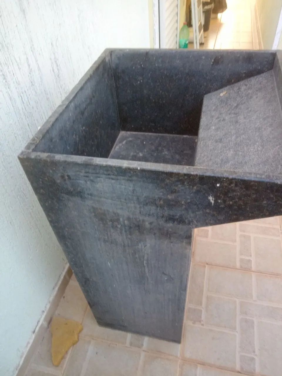 Tanque todo feito em granito Verde Ubatuba, Usado  - Foto 2