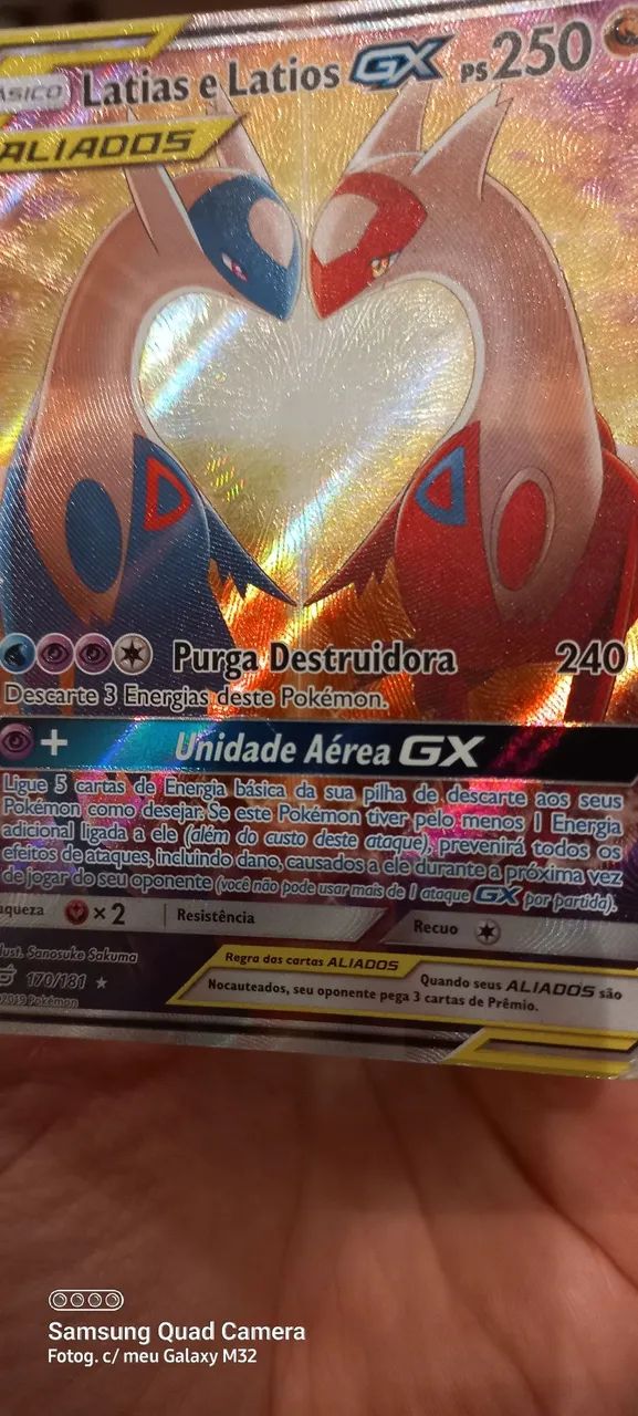Carta Pokemon- Latias e Latios GX   - Foto 4