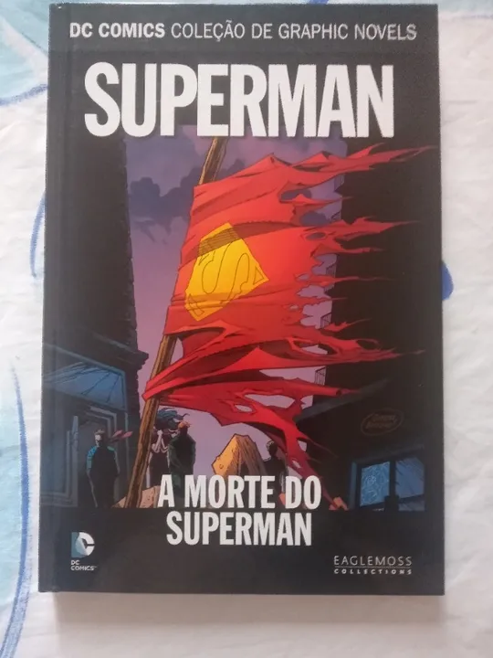 A morte de Superman Eaglemoss hq super-homem