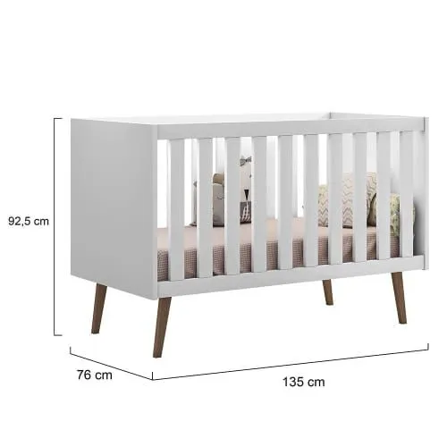 Berço Branco mini - Novo