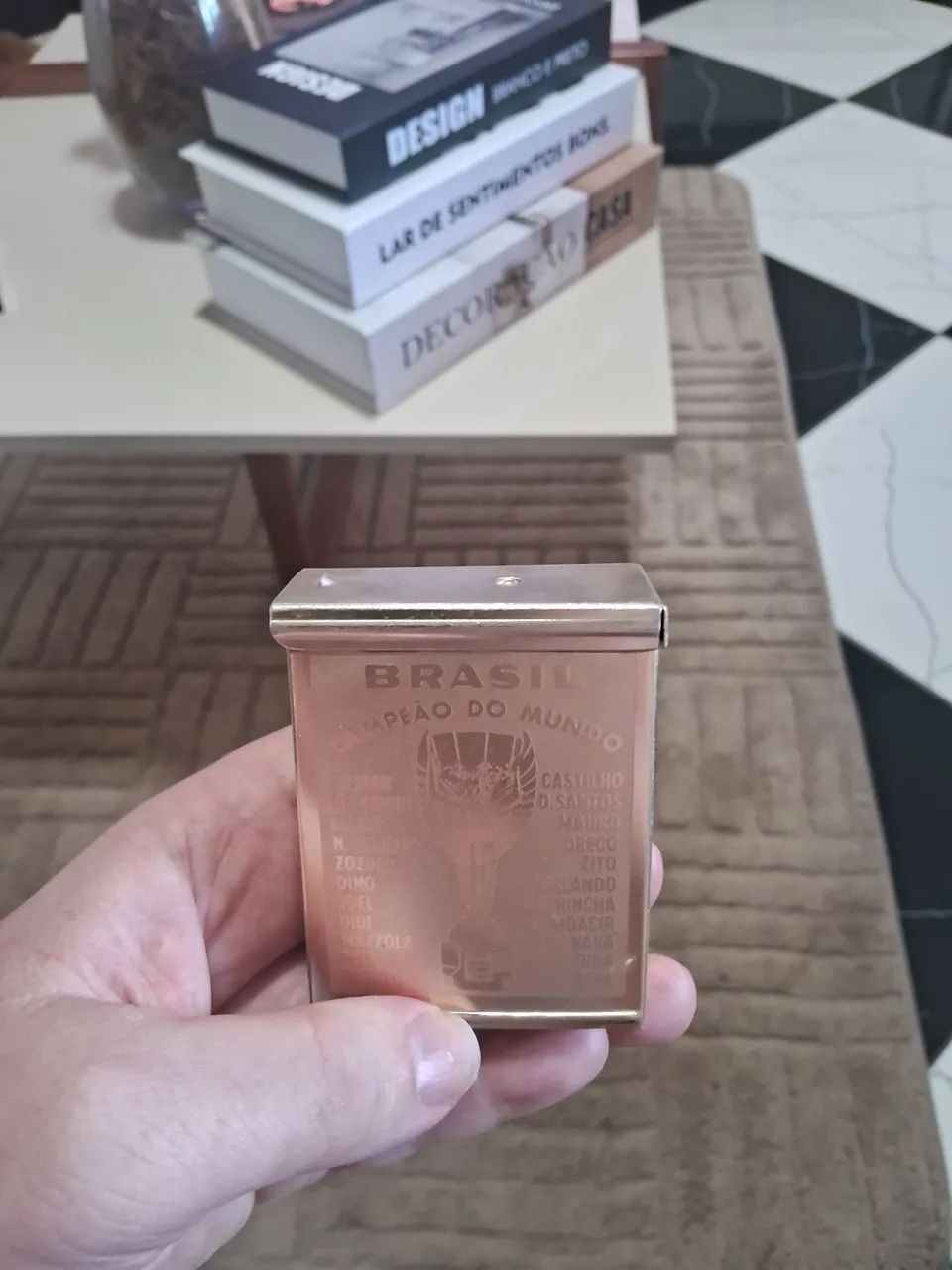 Caixa porta cigarro Brasil Campeão do Mundo - Foto 6