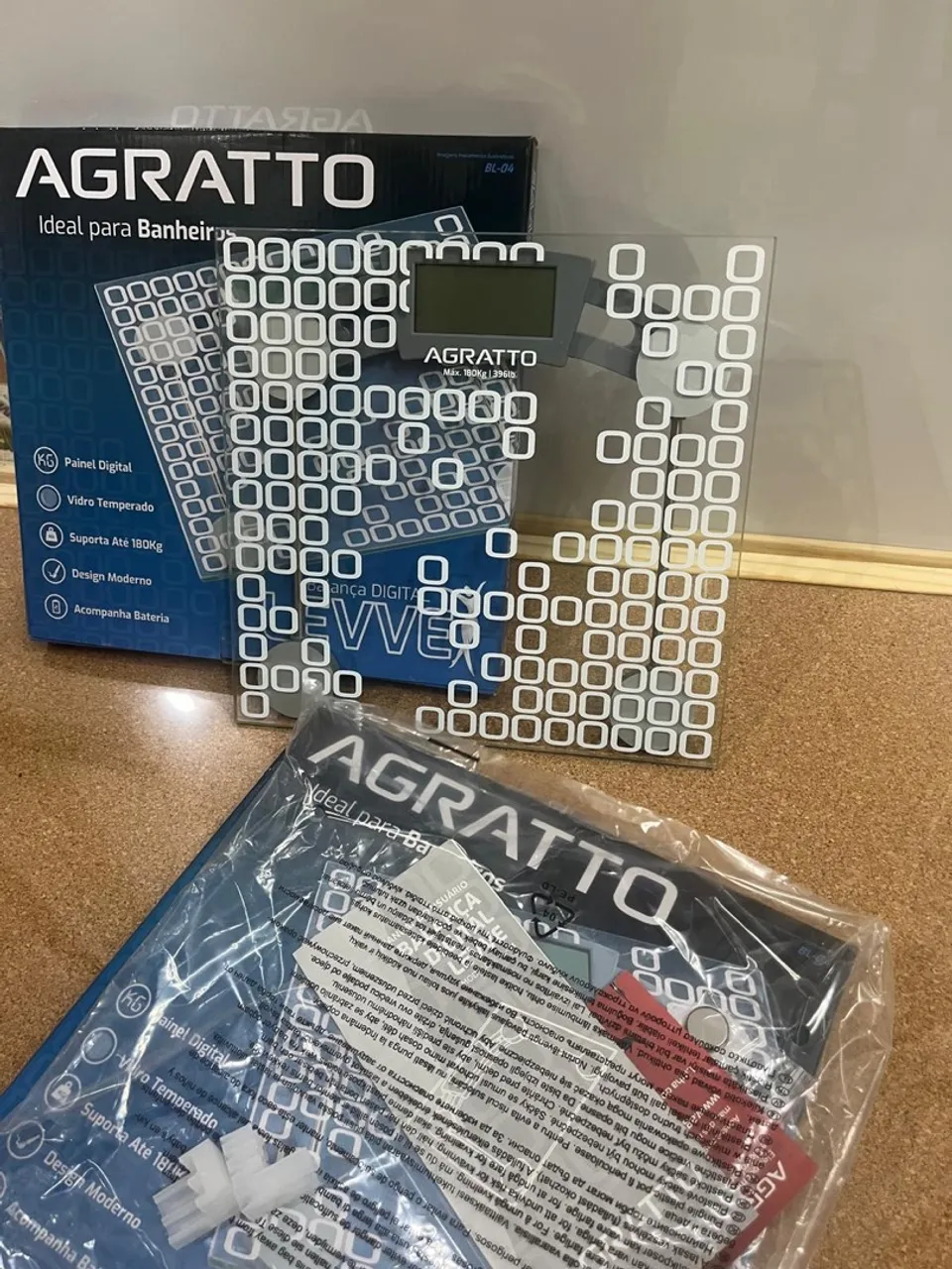 Balança Digital Agratto para Banheiro