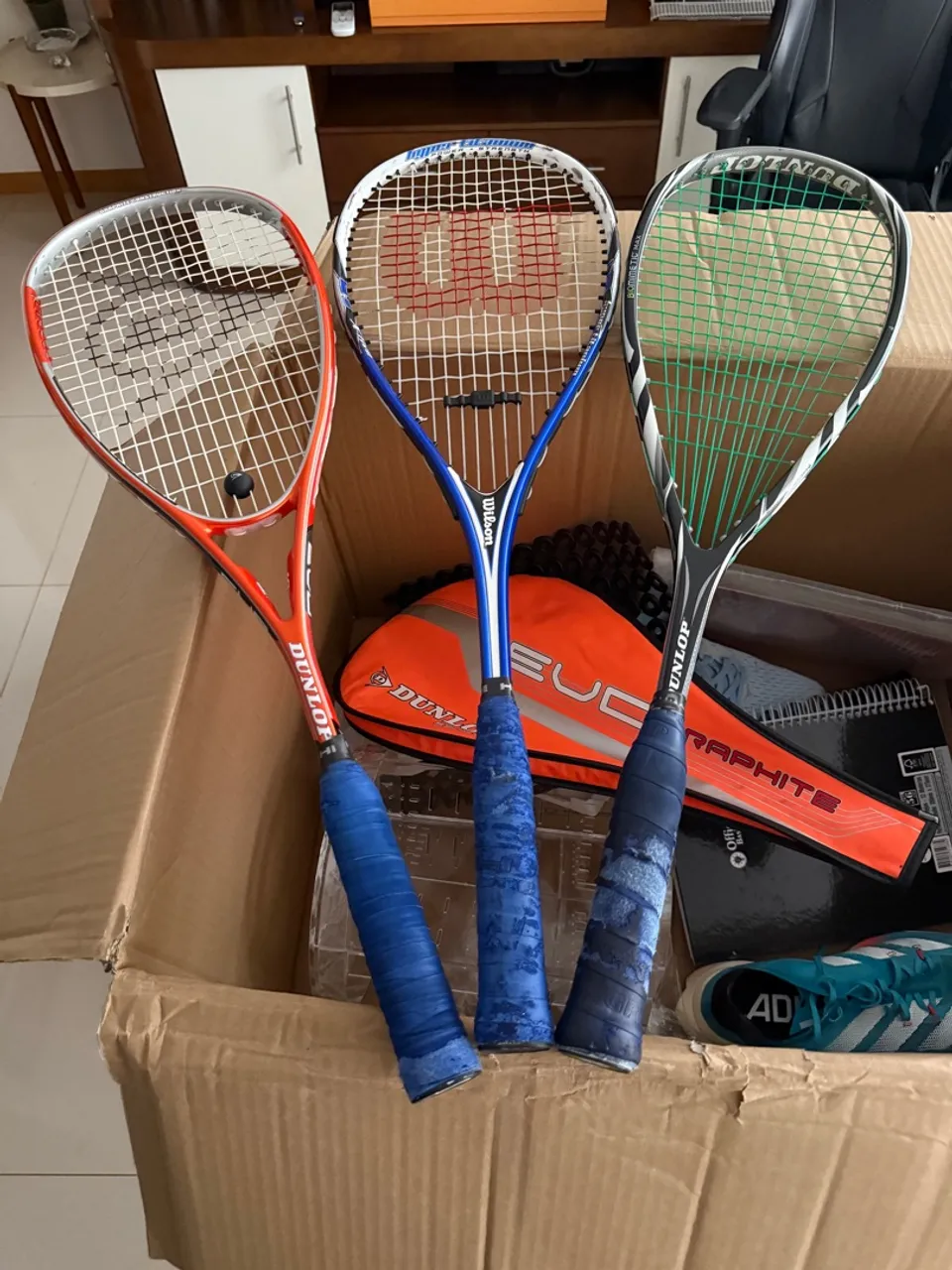3 Raquetes de Squash