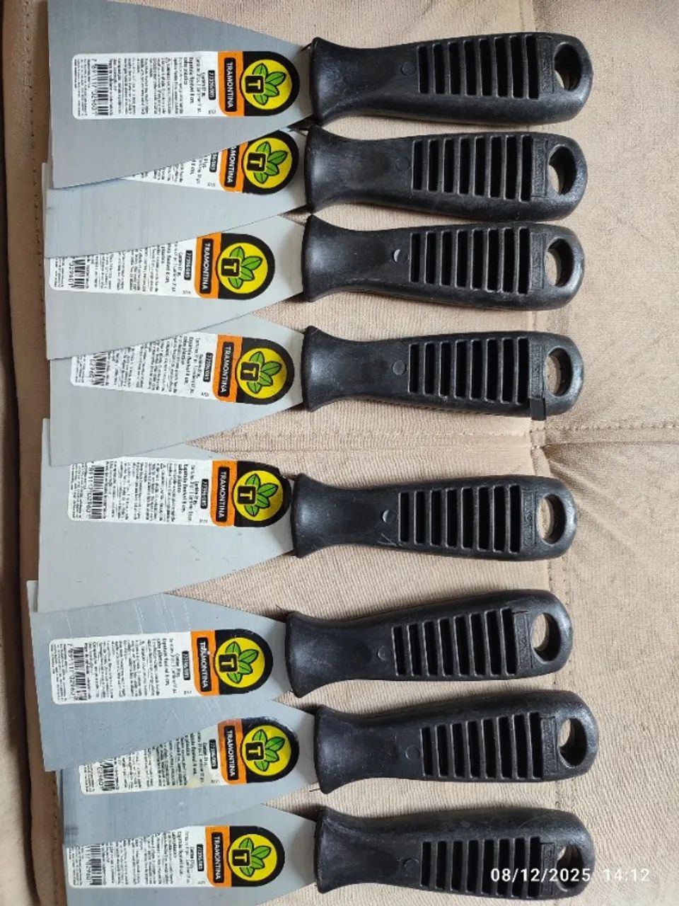 KIT COM 8 ESPÁTULAS NÚMERO "8" TRAMONTINA