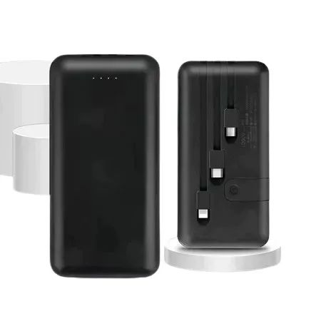 Carregador Portátil 10.000mah Power Bank Hmaston H966  3 Cabos + Usb Loja Coimbra Entrega - Foto 4
