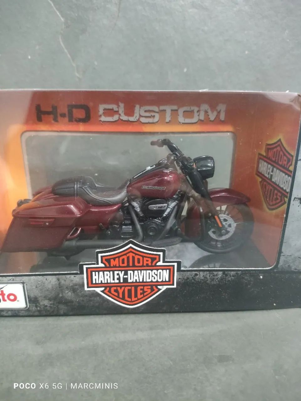 Miniatura Moto Harley Davidson Road King Special 2017 1:18 - Foto 2