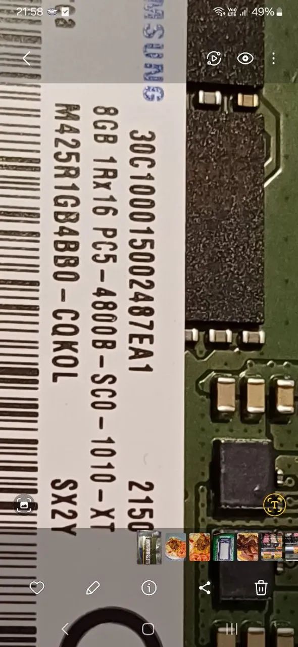 DDR5 Notebook RAM Memory 4800MHz New64739260420098120