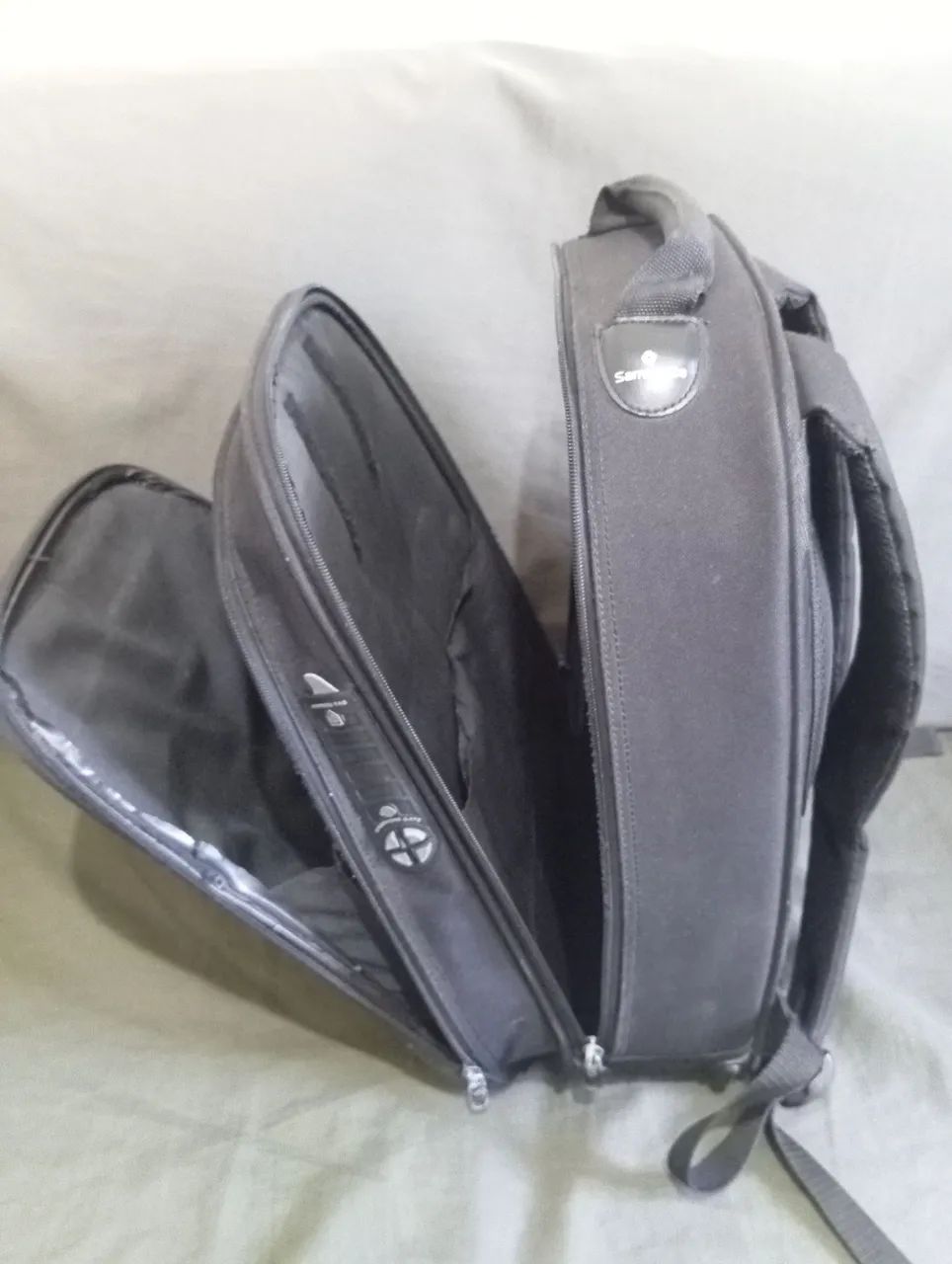 Mochila Samsonite Executiva Preta - Foto 5