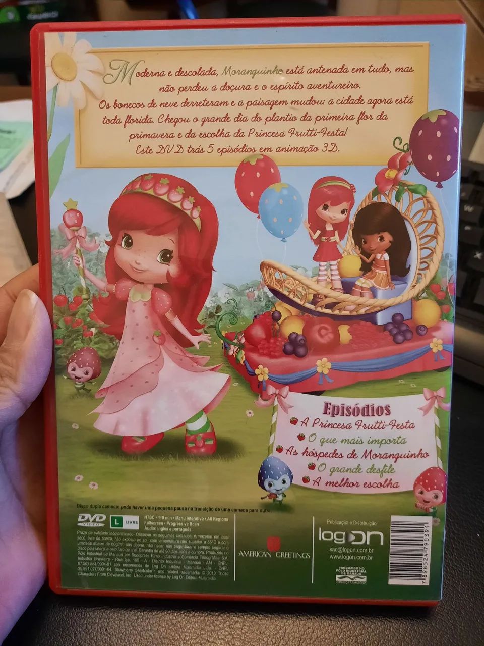 DVD Moranguinho A Princesa Frutti- Festa  - Foto 2