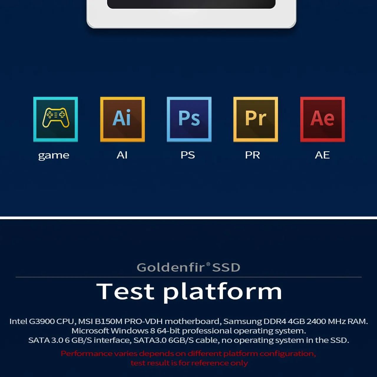 ( SSD 480 GB Goldenfir Original  Novo/Lacrado - Foto 4