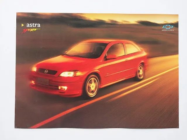 Catálogo, folder Astra Sport 2000