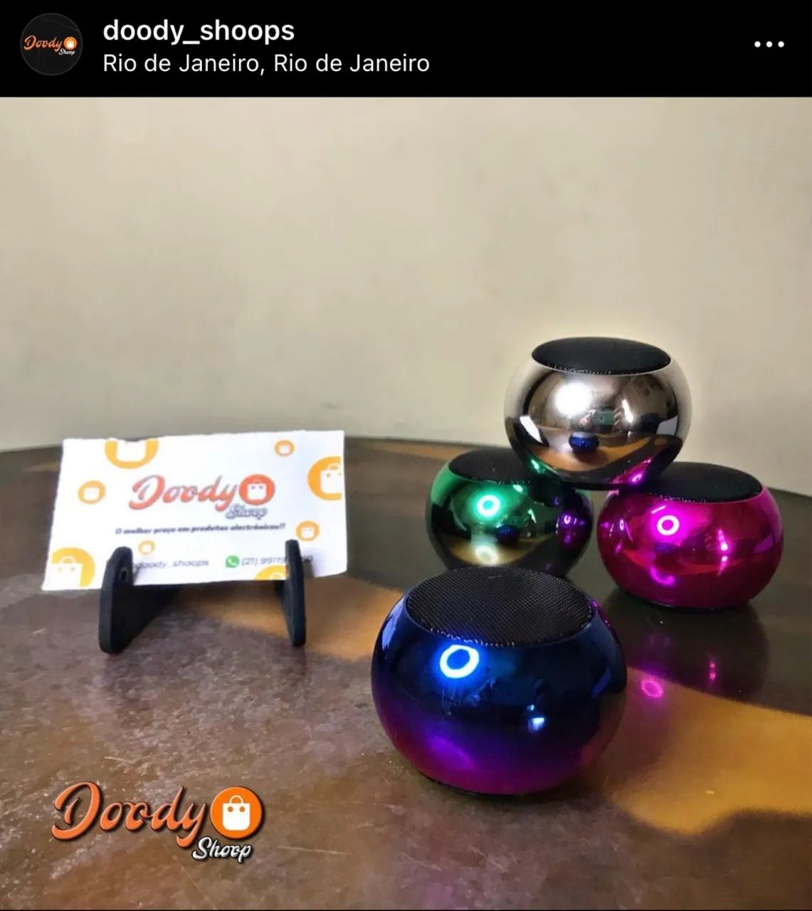 Mini Caixa de som portátil - entrega grátis