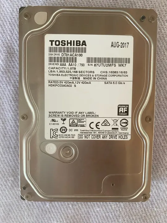 Vende se HD 1tb R$ : 250,00