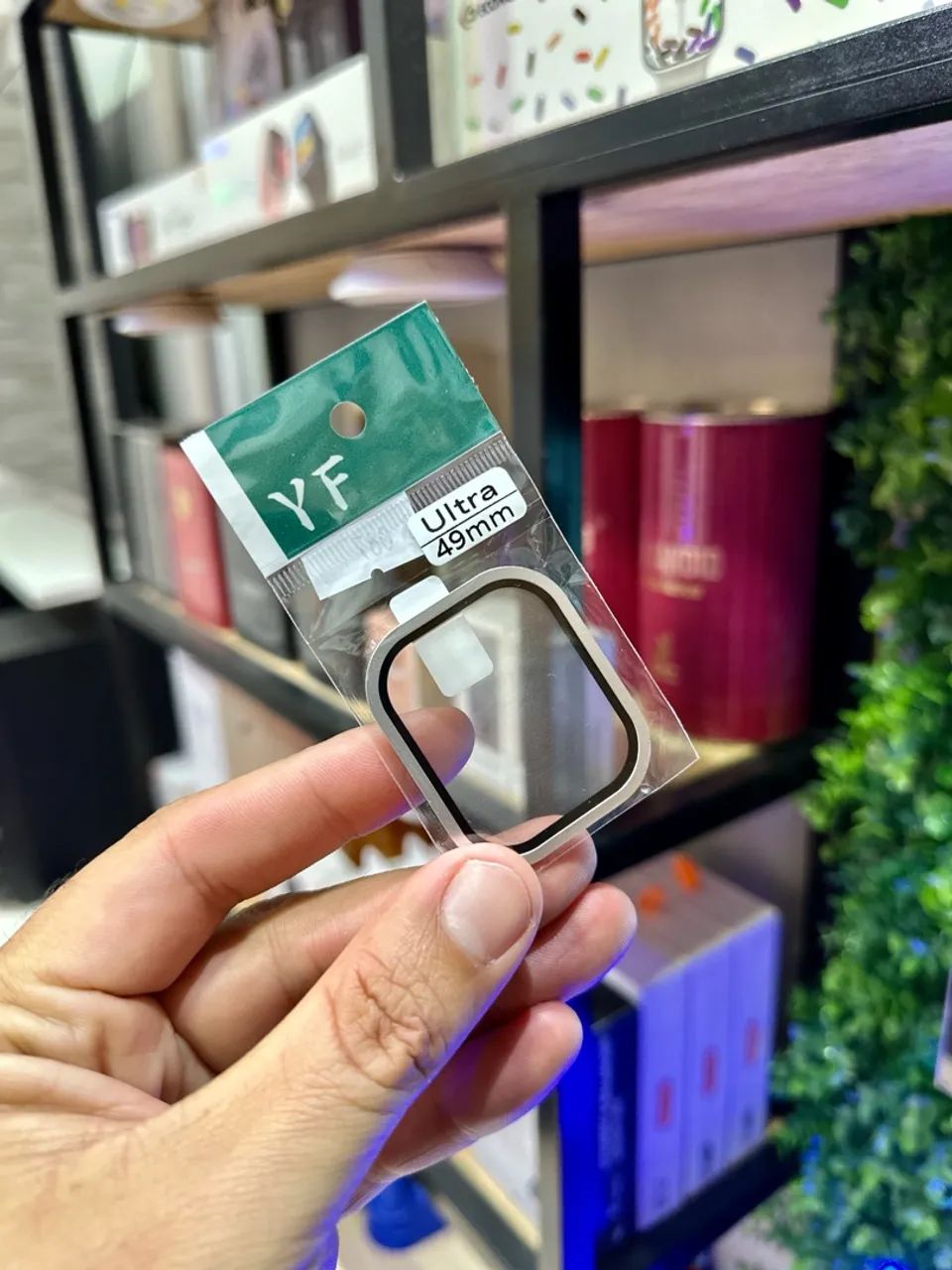 PELICULA C/ BORDA DE ALUMINIO PARA SMARTWATCH ULTRA - 49MM - Foto 4