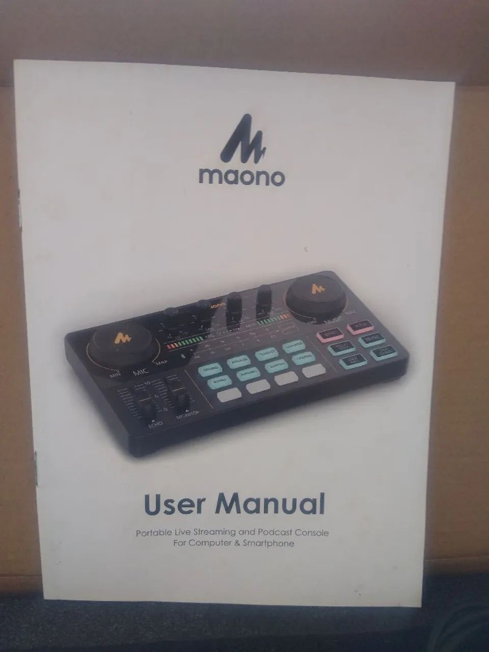 Kit COMPLETO MESA DE SOM BLUETOOTH MAONO + MICROFONE + FONE DE OUVIDOS BLUETOOTH LENOVO  - Foto 6