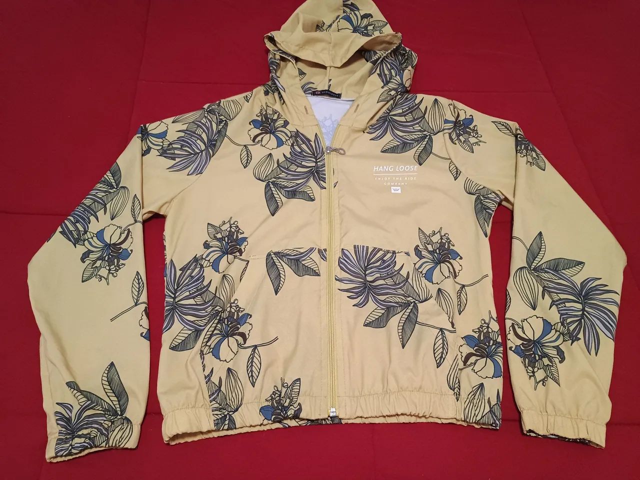Jaqueta Hang Loose Floral Amarela